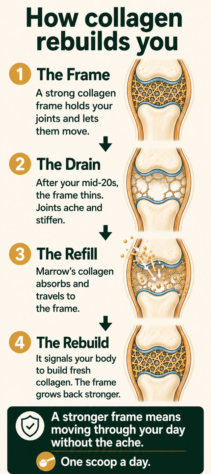 How collagen rebuilds you